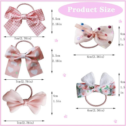 Dog Hair Bows 20pcs Cute
