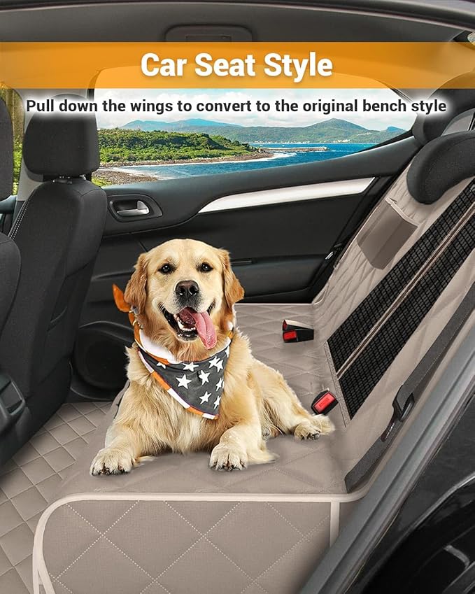 Victoper Dog Car Seat Cover 100% Waterproof 60" W 64" L