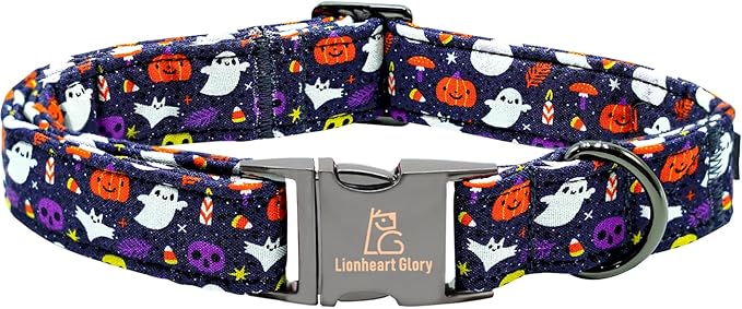 Lionheart glory Dog Collars Fall Halloween Pumpkin Collar