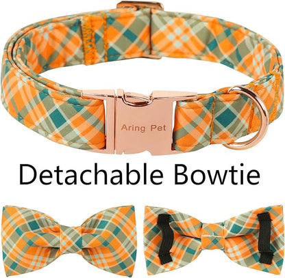 ARING PET Fall Dog Collar-Cute Dog Collar with Bow