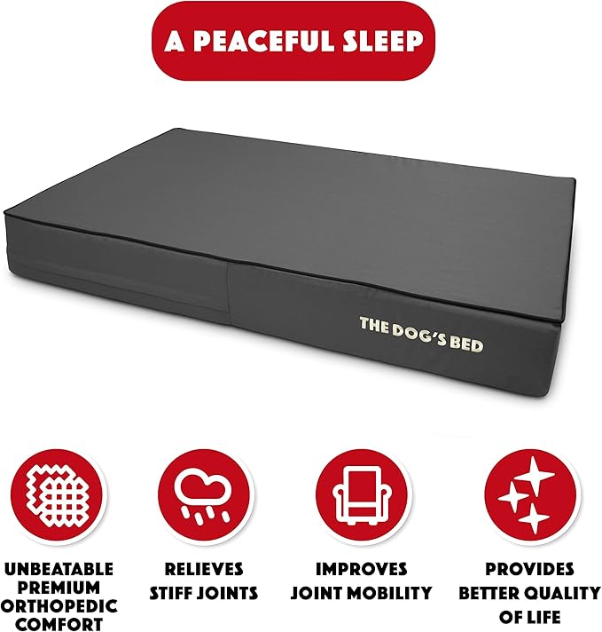 The Dog’s Bed Orthopedic Memory Foam Dog Bed 46x28, Pain