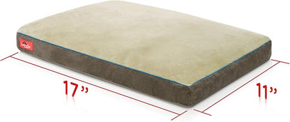 BRINDLE Khaki Shredded Memory Foam Pet Bed