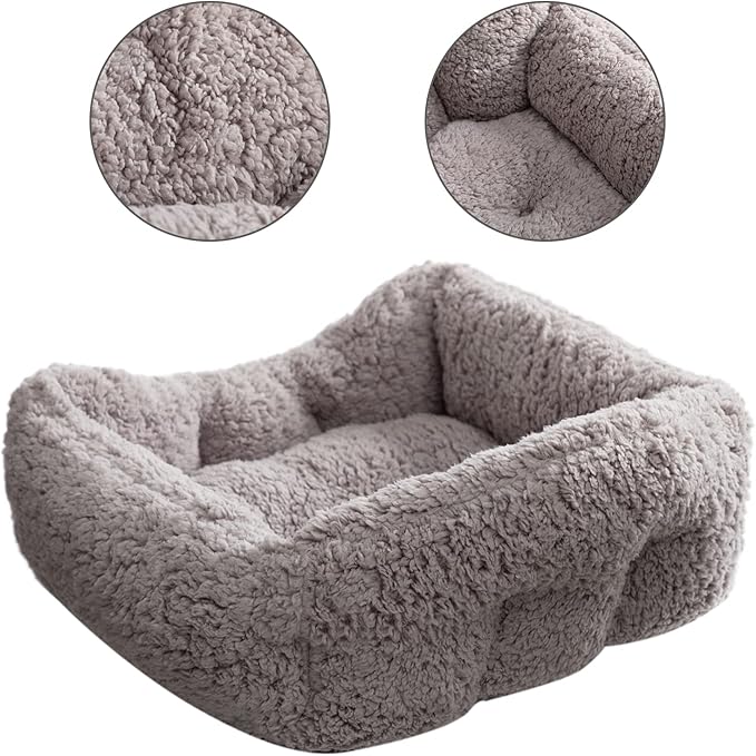 Hollypet Sherpa Fleece Dog Bed