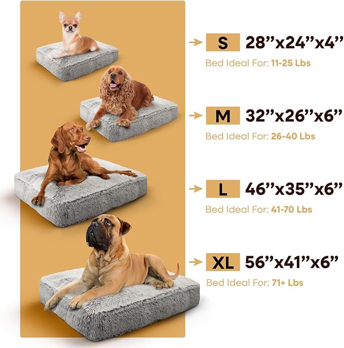 Bessie and Barnie Rectangle Dog Bed