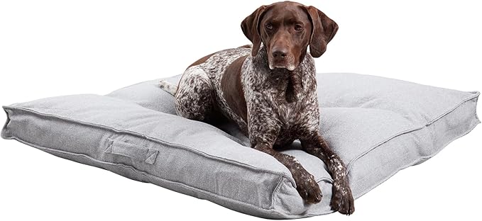 Happy Hounds Milo Square Tufted Pillow Dog Bed (40" x 40"), 40.0" 40.0" W 6.0" Th
