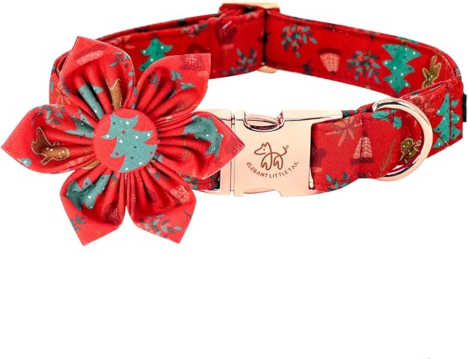 Elegant little tail Christmas Dog Collar