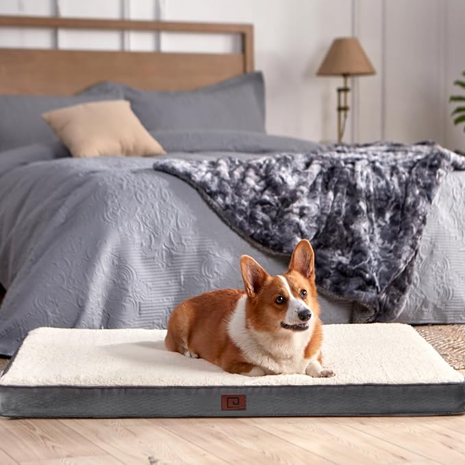 EHEYCIGA Orthopedic XL Dog Beds for Extra Large Dogs with Removable Washable Cover 44x32