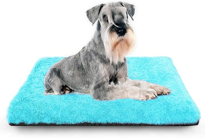 KISYYO Dog Beds for Small Dogs Fixable Deluxe Cozy Dog Kennel Beds for Crates Washable Dog Bed 24 x 18 x 3 Inches,