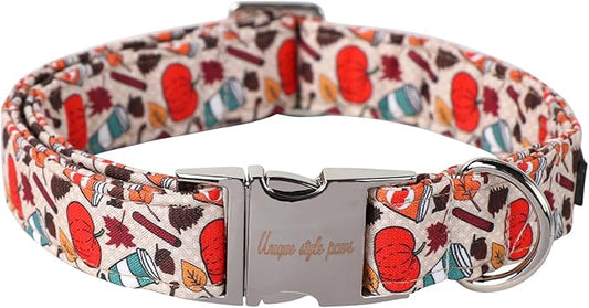 Unique style paws Dog Collar Metal Buckle Collar