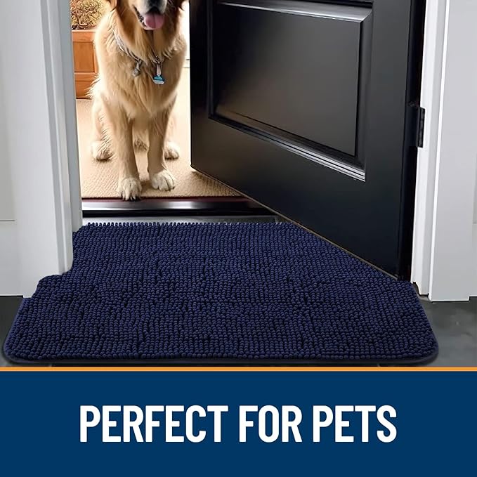 OLANLY Dog Door Mat for Muddy Paws 48x30
