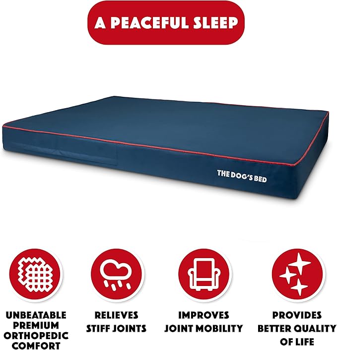 The Dog’s Bed Orthopedic Memory Foam Dog Bed 64x44, Pain