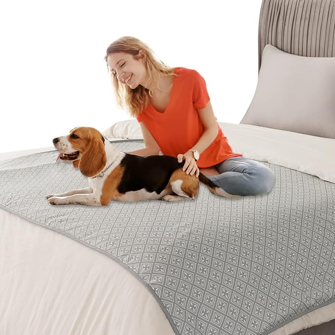 DaysU Reversible Waterproof Dog Blanket for Couch and Dog Bed Cover 40 x 56 Inches