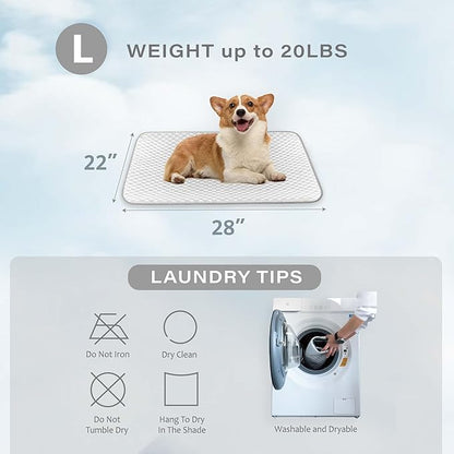 MICROCOSMOS Pet Cooling Mat & Sleeping Pad- Breathable Bubble Surface