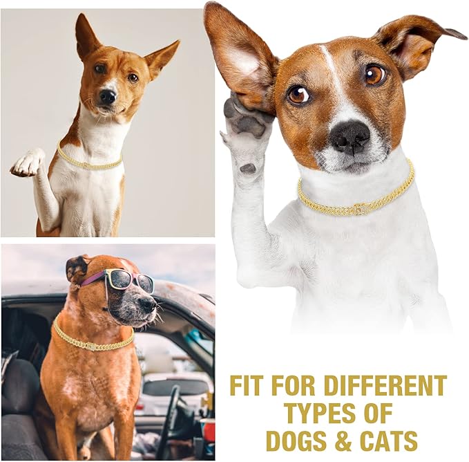 Dog Chain Silver Cuban Collars 24inch)