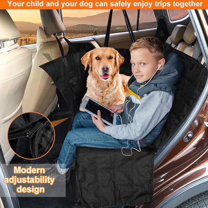 Xlarge Dog Car Seat Cover for Back Seat Dog Seat Cover Hammock for Truck SUV