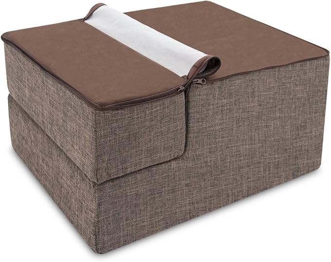 Best Pet Supplies Portable Foldable Foam Pet Stairs/Steps for Couch 3-Step (H: 16.5")