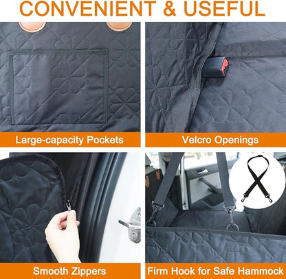 Paw Jamboree Dog Hammock for Car Hard Bottom