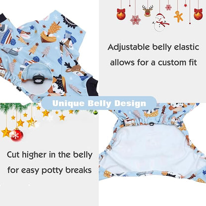 CuteBone Turtleneck Dog Pajamas Pet Clothes Thermal Dralon Onesie Cashmere High-Necked Puppy Pjs Coat GP10M