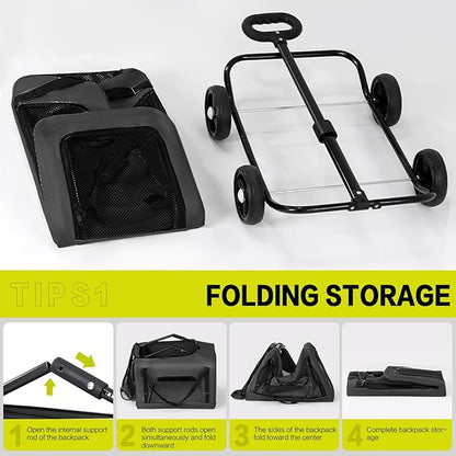 Pet Stroller 4 Wheels