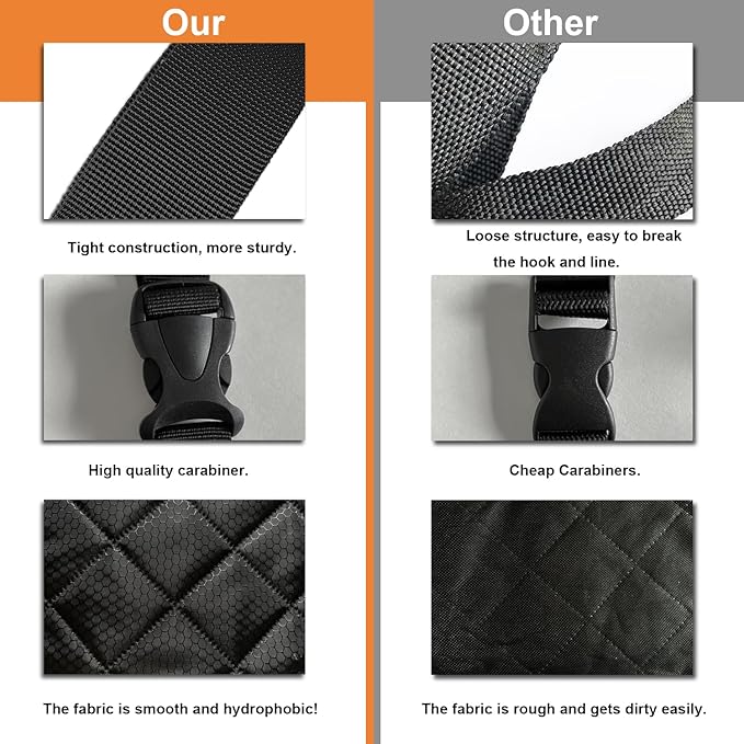 Dog Car Seat Cover for Back Seat