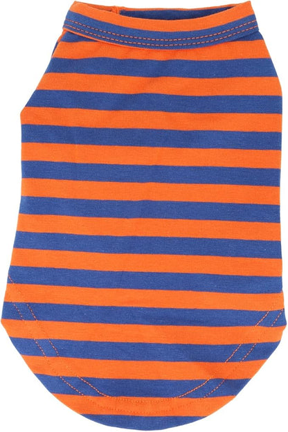 LOPHIPETS 100% Breathable Cotton Striped Dog Tee Shirt