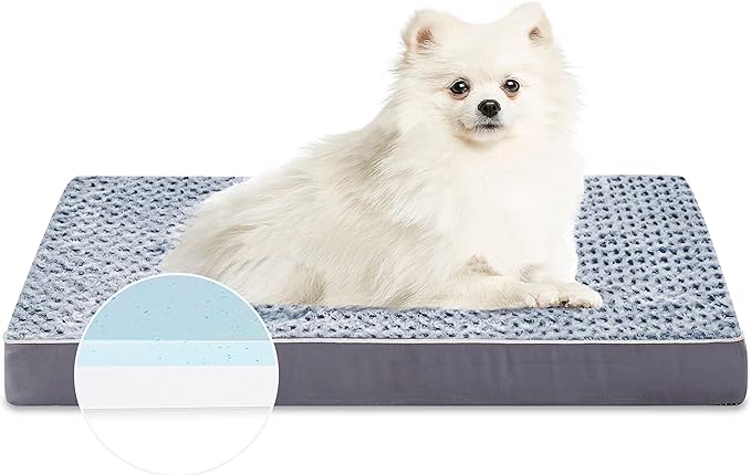Figopage Orthopedic Memory Foam Dog Bed for Large Dogs