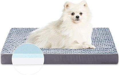 Figopage Orthopedic Memory Foam Dog Bed for Large Dogs