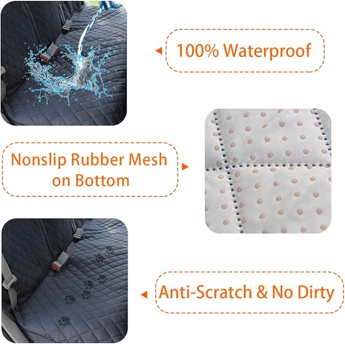 Honest Dog Car Seat Covers 57”W x 47”L)