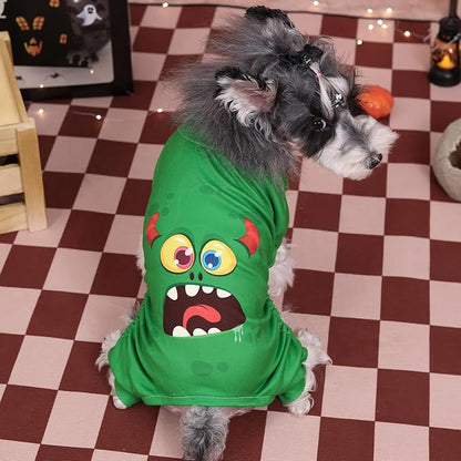 CuteBone Turtleneck Dog Pajamas Pet Clothes Thermal Dralon Onesie Cashmere High-Necked Puppy Pjs Coat GP08L