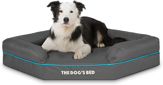The Dog’s Bed Orthopedic Memory Foam Waterproof Corner Dog Bed