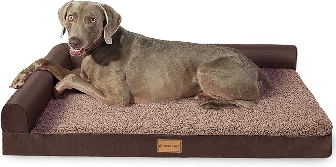 Patas Lague Orthopedic XXL Dog Bed for Extra Large Dogs 48''X30''