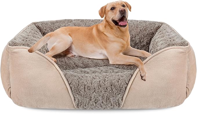 INVENHO XX-Large Dog Bed for Large Medium Small Dogs Rectangle Washable Dog Bed XXL(42"x30"x10")