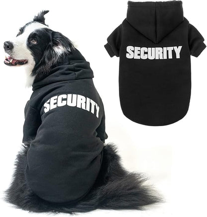SCENEREAL Security Dog Hoodie Sweaters for Small Medium Large Dogs