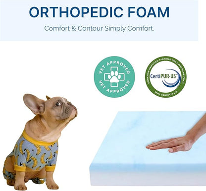 Pet Bed Foam Insert/Dog Bed Pad (3"x32"x40")