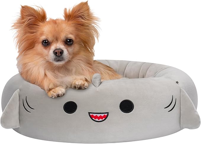 Squishmallows 24-Inch Gordon Shark Pet Bed