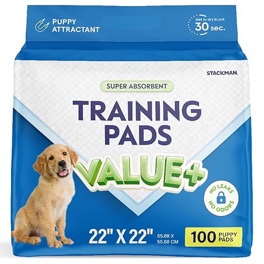 Puppy Pads Pet Pee Pads for Dogs & Puppy Training [100-COUNT] Potty Pads for Dogs 22" x 22" Leak-Proof Dog Pee Pads
