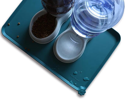 Hoki Found Large Silicone Pet Food Mats Tray