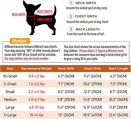 LOPHIPETS 100% Breathable Cotton Striped Dog Tee Shirt