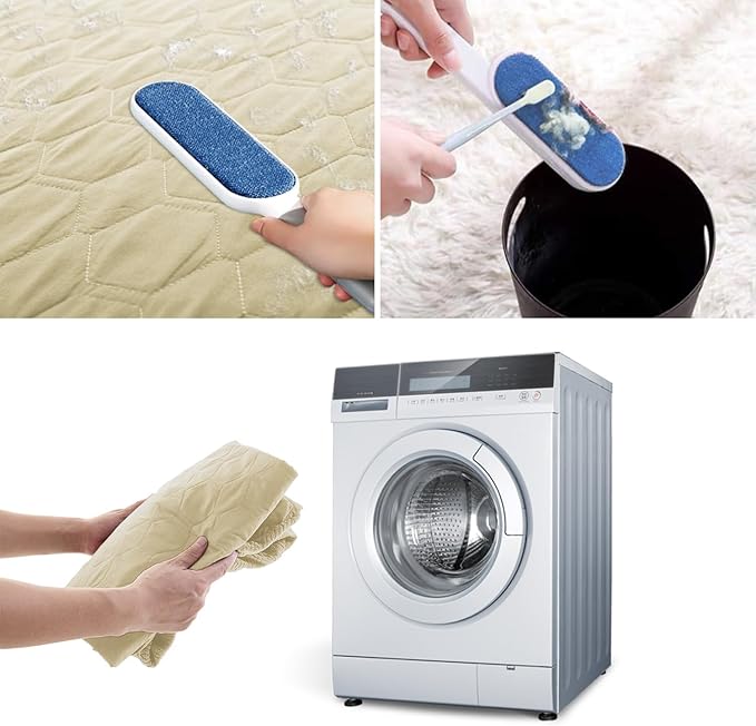 nanbowang Waterproof Dog Bed Covers Replacement Washable Pet Hair Easy to Remove (32x44x6, Beige)