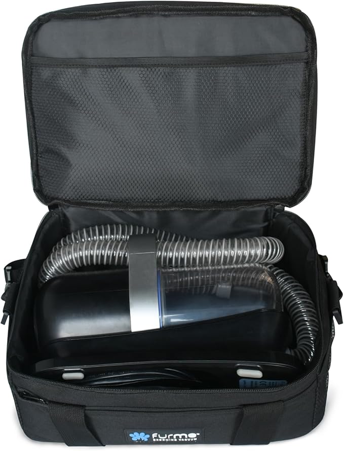 Carrying Case for FM-01 Original Grooming Vacuum Kit - Lightweight Bag with Multiple Compartmans & Pockets, Suitable for Traveling and Storage