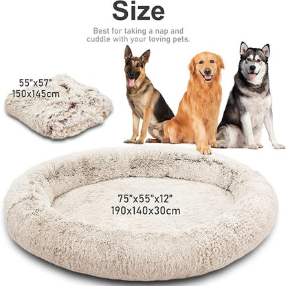 Giant Dog Bed for Human with Matching Blanket 75 * 55 XXXXXXL