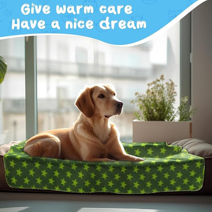 Eccliy 20 Pcs Puppy Blanket Pet Blanket Soft Fleece Dog Blankets Doggie Blanket Warm Felt Throw Blanket Sleep Mat Bed Covers Small Blankets for Puppy Pet Dogs Cat 20 Styles (Paw,39 x 35 Inch)