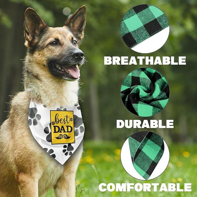 Best Dad Ever Dog Bandana (C17)