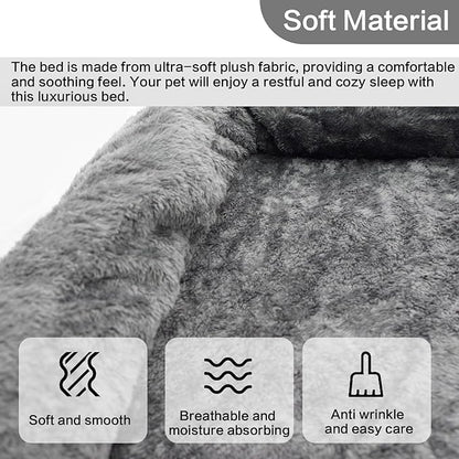 PatLoom Plush Dog Crate Bed (40in)