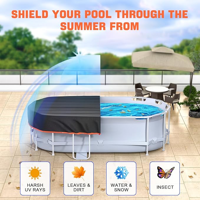 16x25 Ft Rectangular Pool Cover