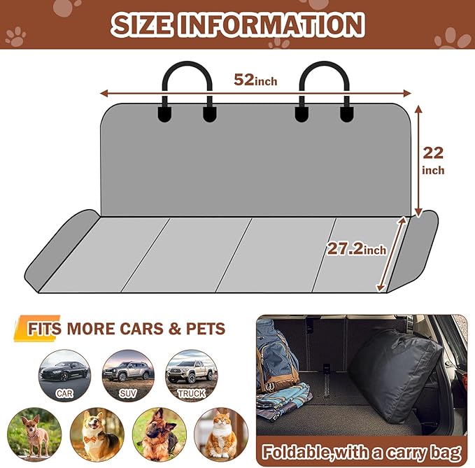 Larger Back Seat Extender for Dogs
