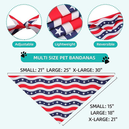 Fourth of July Dog Bandana- 1PCS