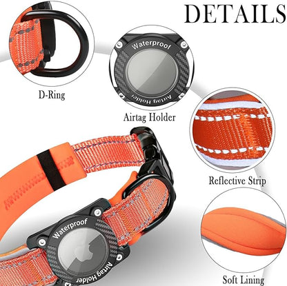 AirTag Dog Collar 100% Waterproof