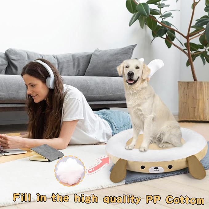Calming Dog Bed & Cat Bed 21inch Cute