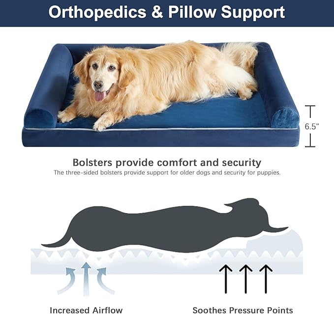 BFPETHOME Extra Large Dog Bed 80 lbs